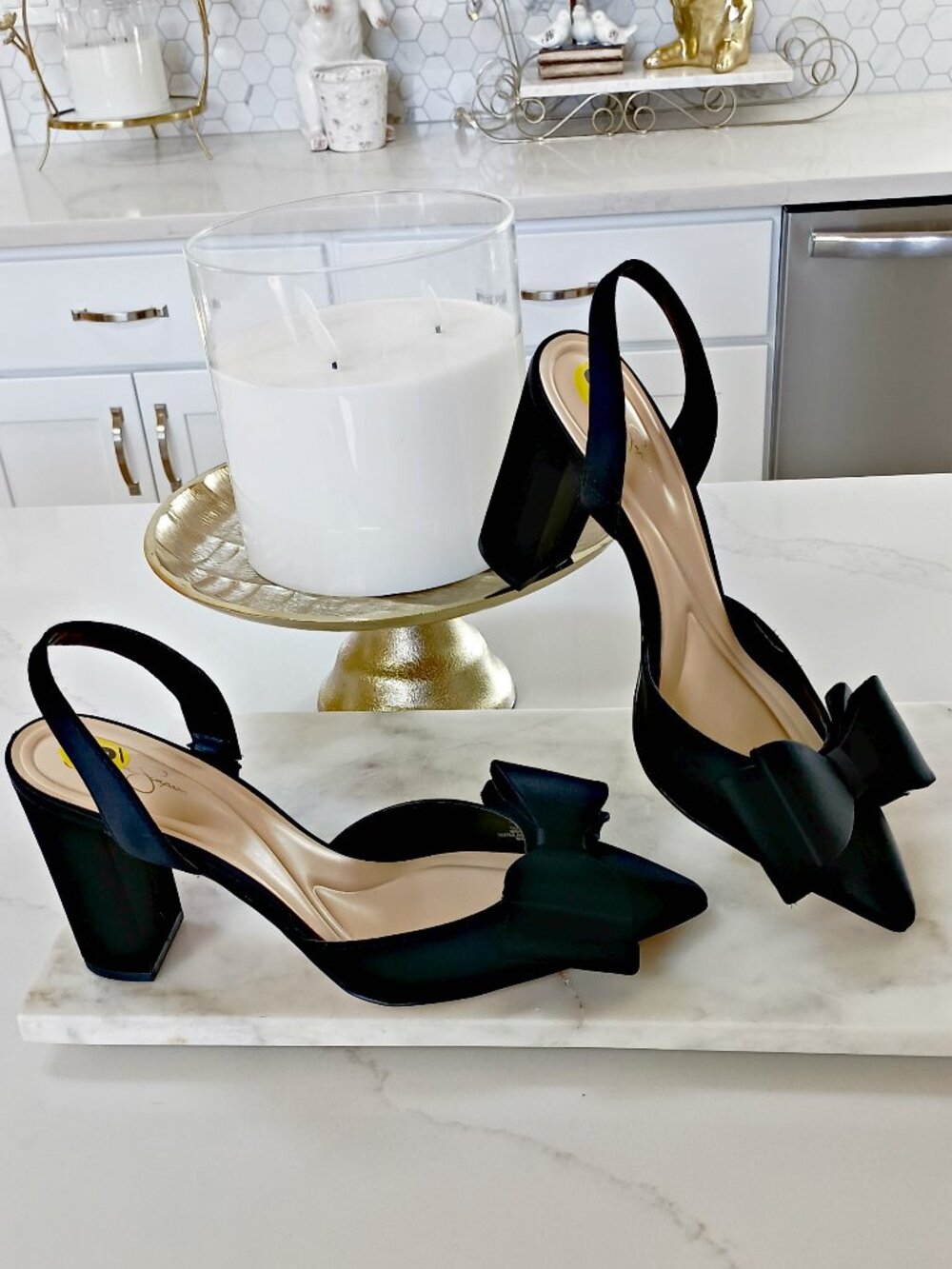 NEW! JESSICA SIMPSON FENRAH SATIN HEEL